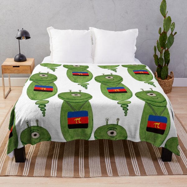 polyamory alien  Throw Blanket RB0403 product Offical polyamory flag Merch