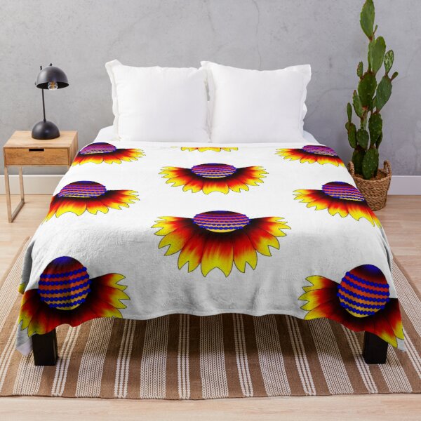 Polyamory Pride Flag Flower Throw Blanket RB0403 product Offical polyamory flag Merch