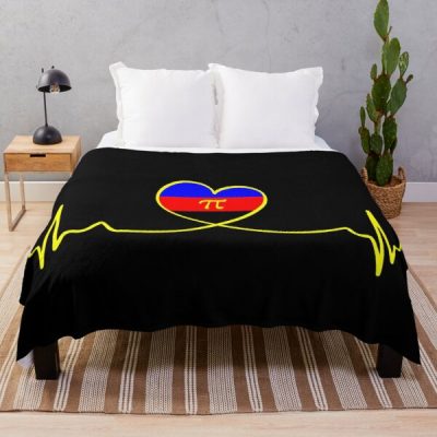 Polyamory Heartbeat Throw Blanket RB0403 product Offical polyamory flag Merch