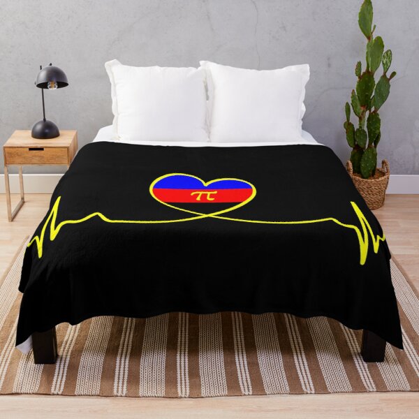 Polyamory Heartbeat Throw Blanket RB0403 product Offical polyamory flag Merch