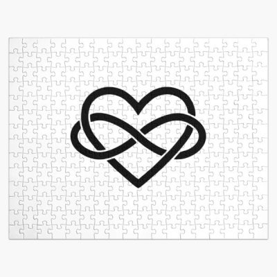 BEST TO BUY - Polyamory Infinity Heart and Infinite Love Jigsaw Puzzle RB0403 product Offical polyamory flag Merch