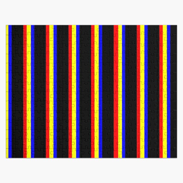Polyamory Pride Vertical Stripes Jigsaw Puzzle RB0403 product Offical polyamory flag Merch