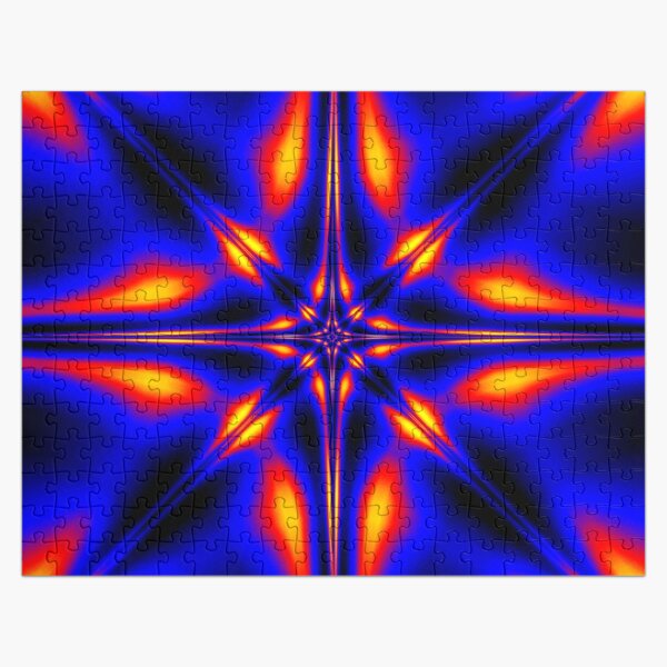 Polyamory Pride Hazy Starburst Mandala Jigsaw Puzzle RB0403 product Offical polyamory flag Merch