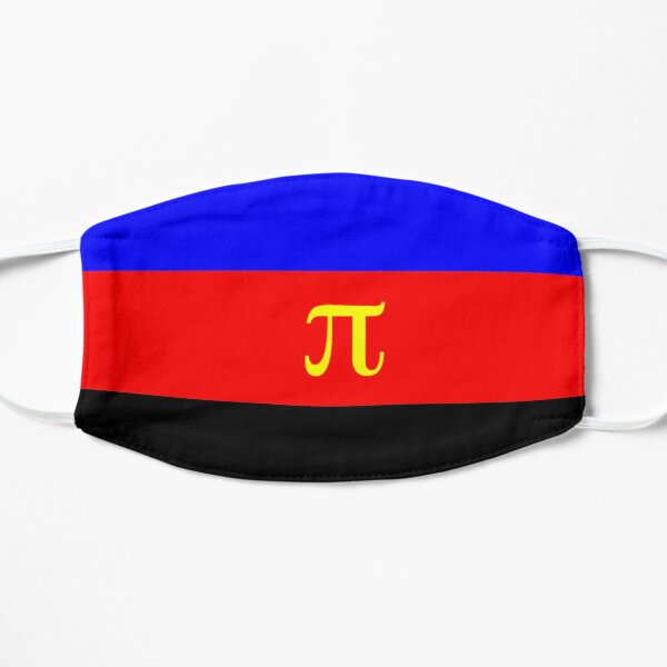 Polyamory Pride Flag Flat Mask RB0403 product Offical polyamory flag Merch